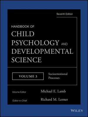 cover image of Handbook of Child Psychology and Developmental Science, Socioemotional Processes